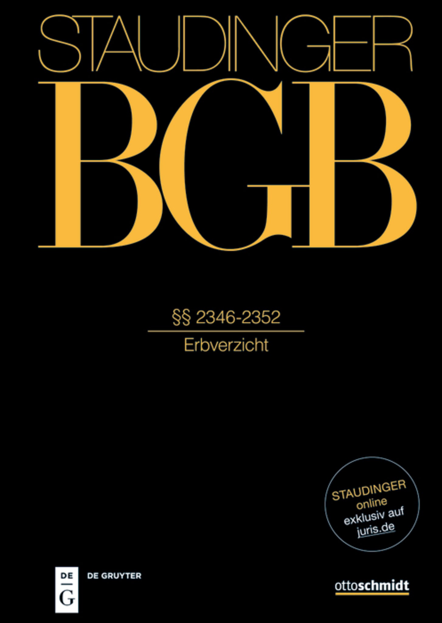 Cover image for §§ 2346-2352 ISBN 9783805913256